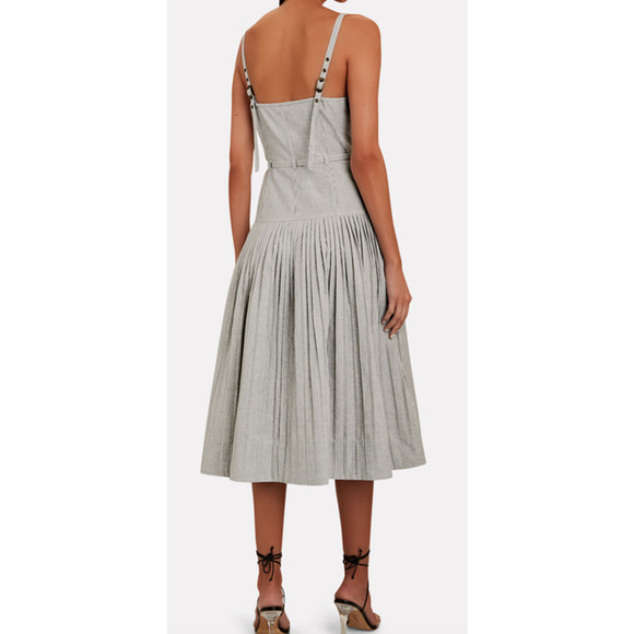 Ulla Johnson Gray Midi Dress - Picture 2 of 13
